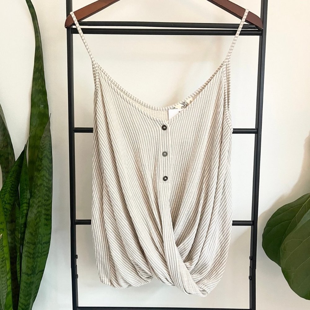 Blu Pepper Striped Tank